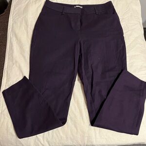Maurices Women's Dark Purple Straight Leg Pants